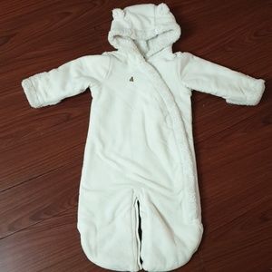 Baby Gap fleece bunting suit/bag